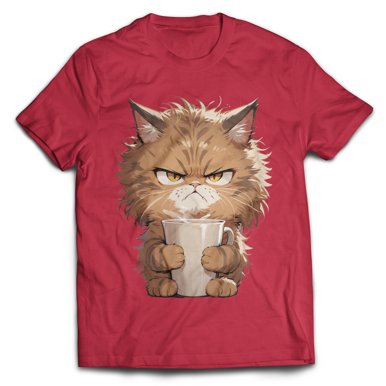 Angry Brown Tabby Cat Tee