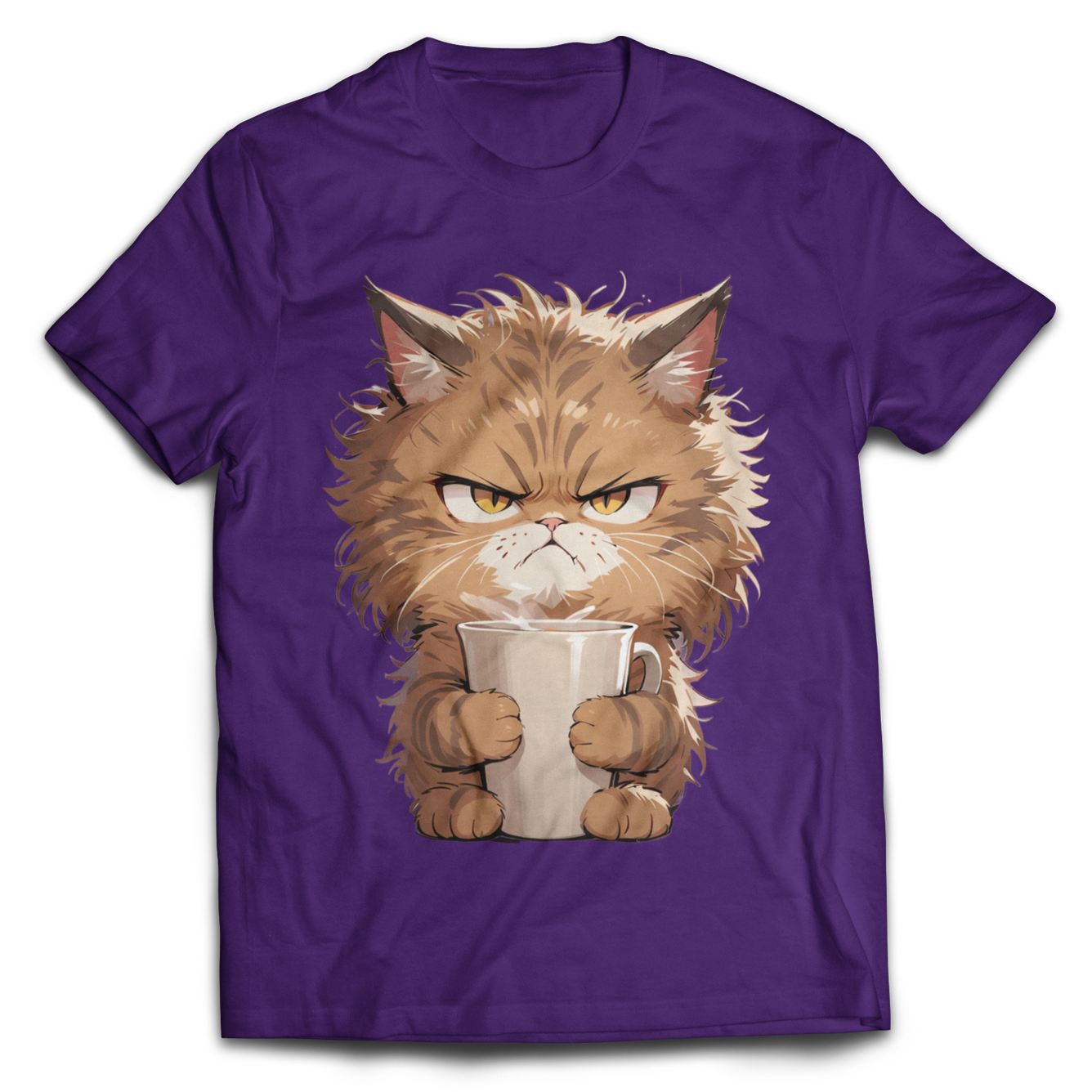 Angry Brown Tabby Cat Tee