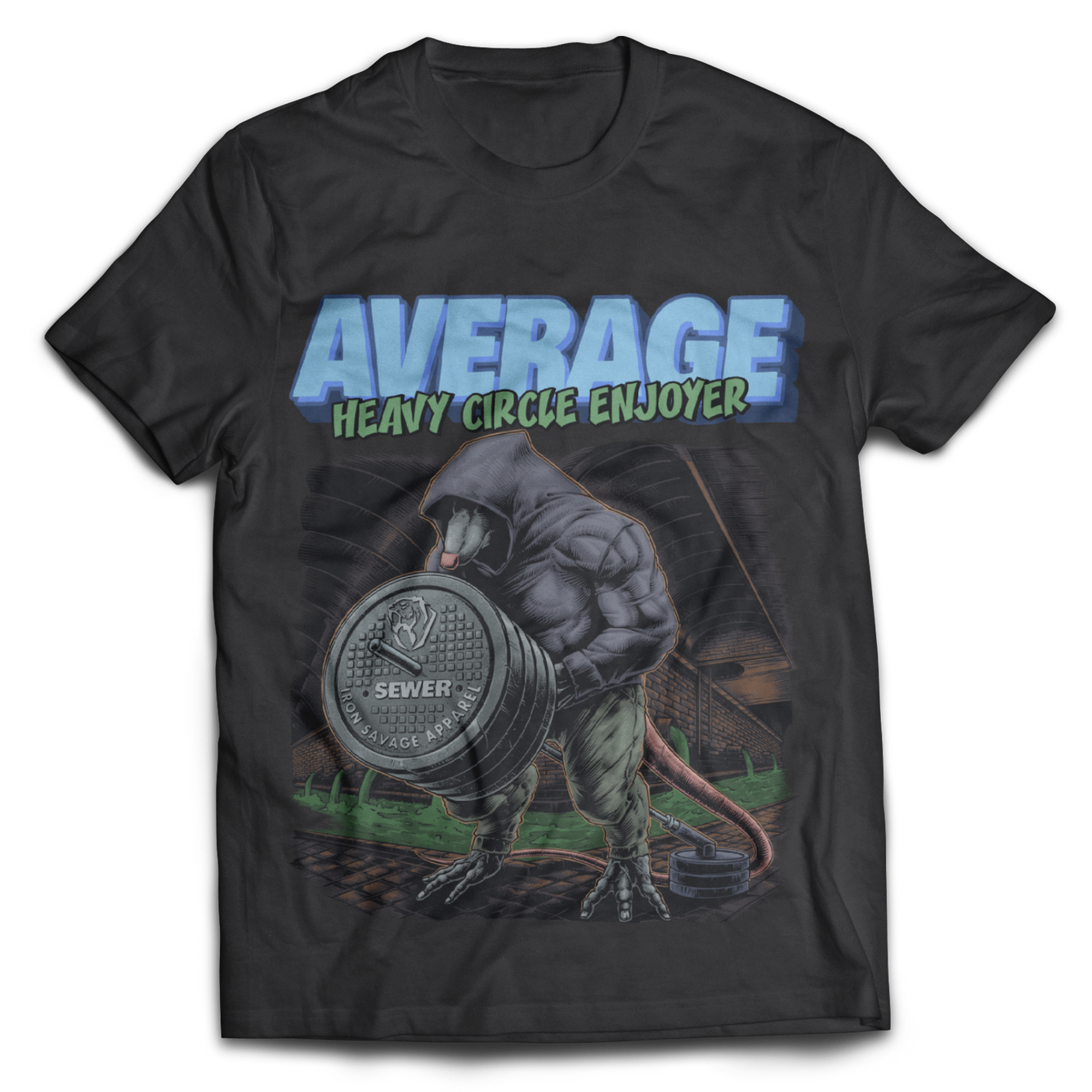 Gym Rat: Average heavy circle enjoyer T-shirt