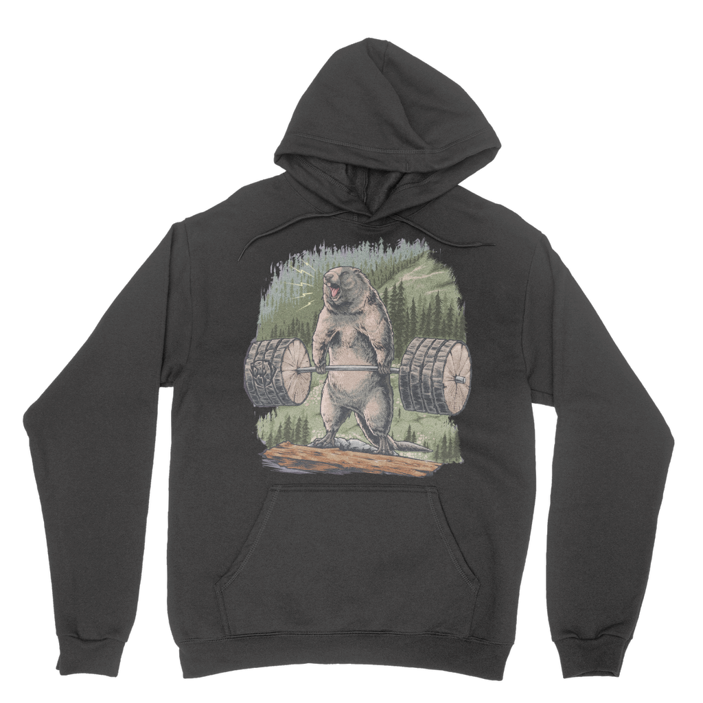 Deadlifting Marmot Hoodie