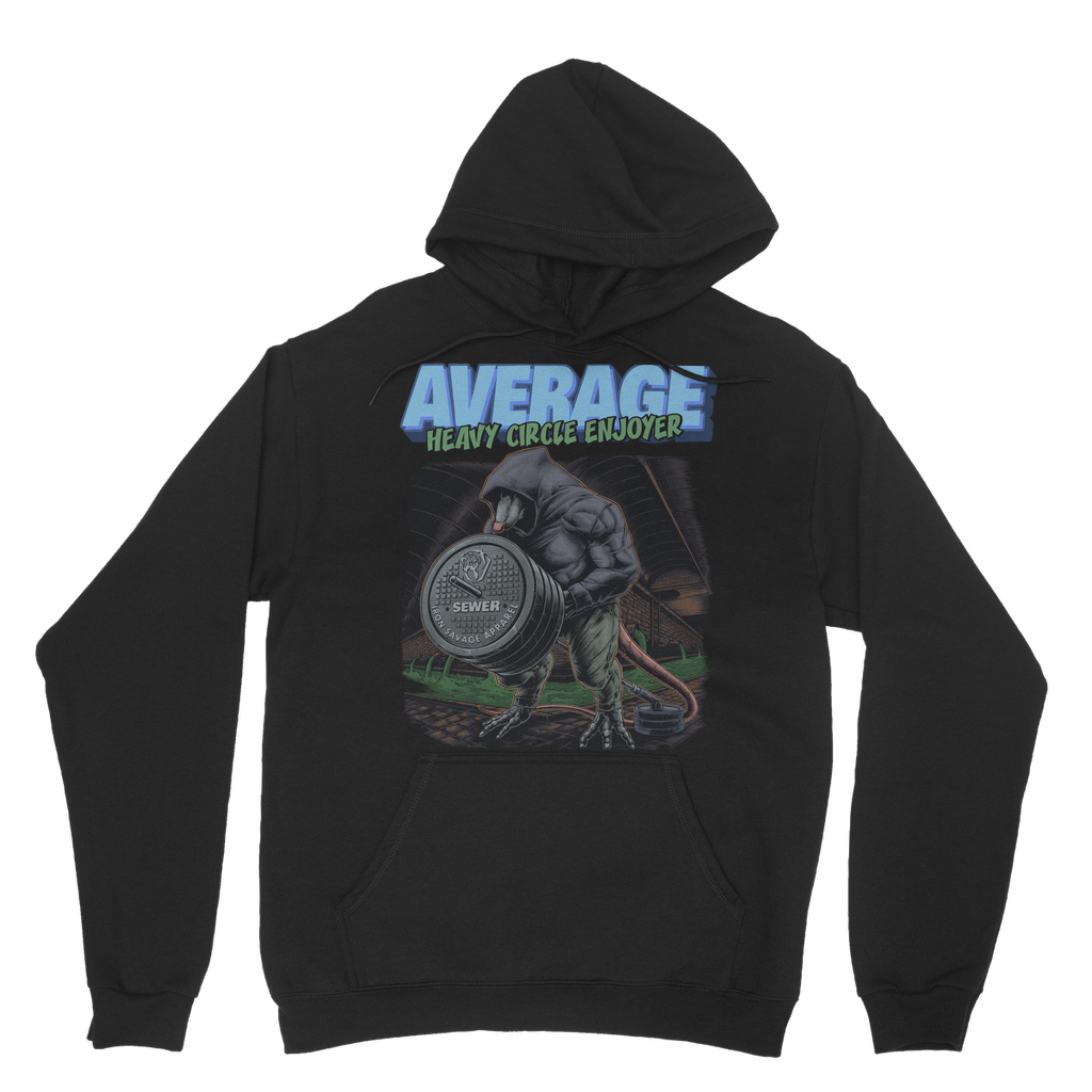 Gym Rat: Average heavy circle enjoyer hoodie – Iron Savage Apparel