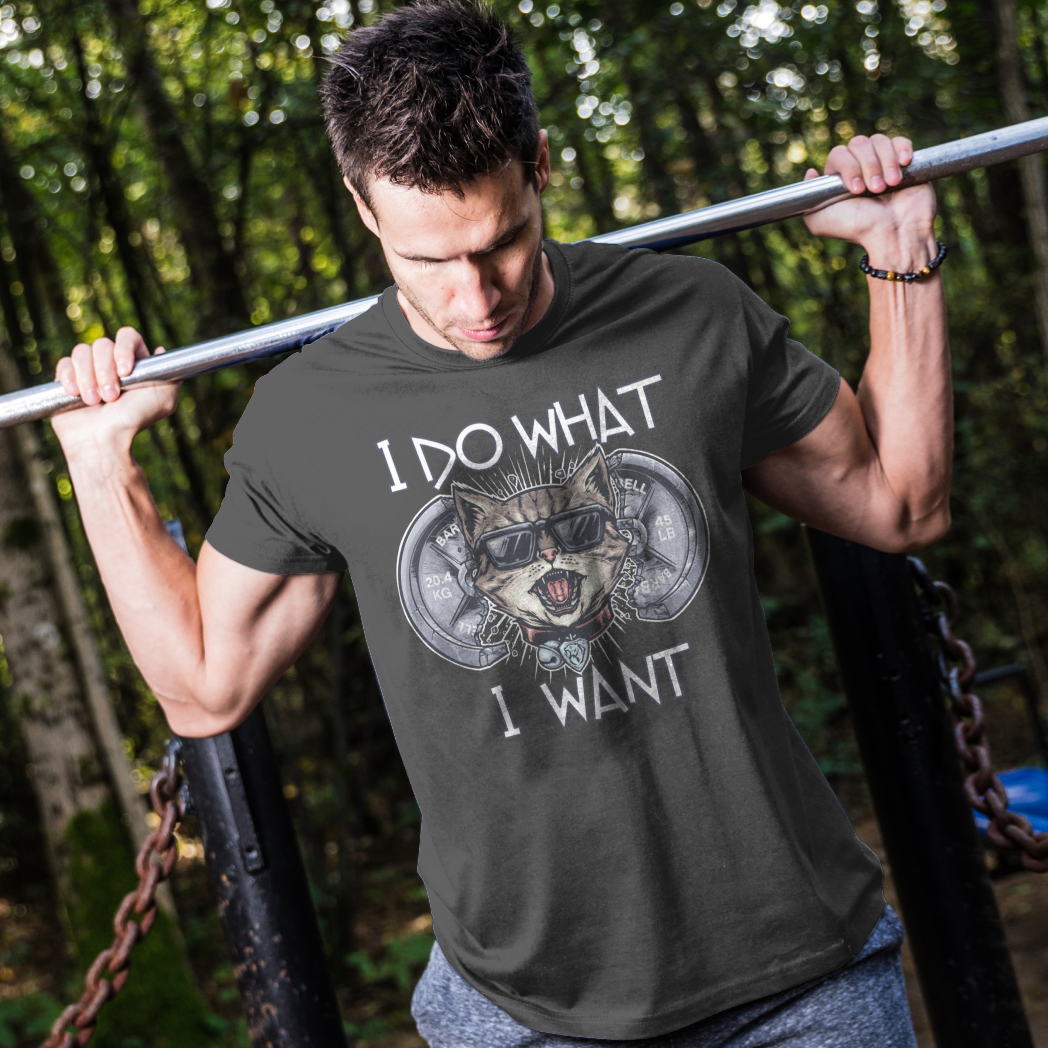 I Do What I Want Cat T-shirt (AU)