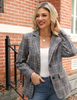 Meriel Women's Plaid Blazer