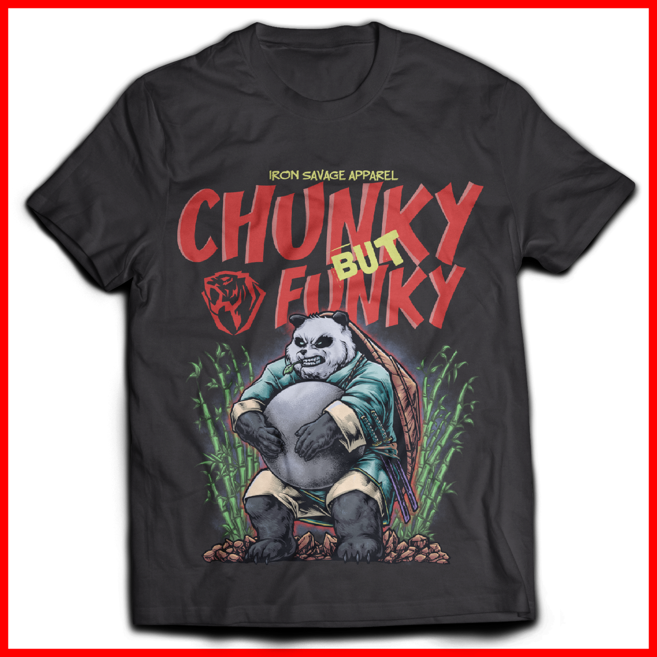 Panda: Chunky but Funky V2 T-shirt