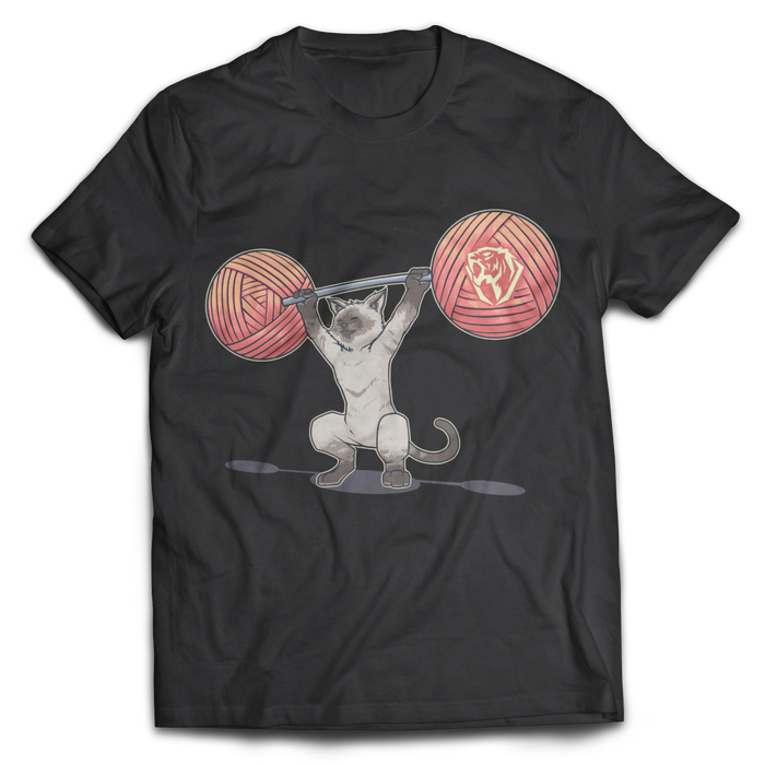 Olympic Snatch Siamese Cat Tee