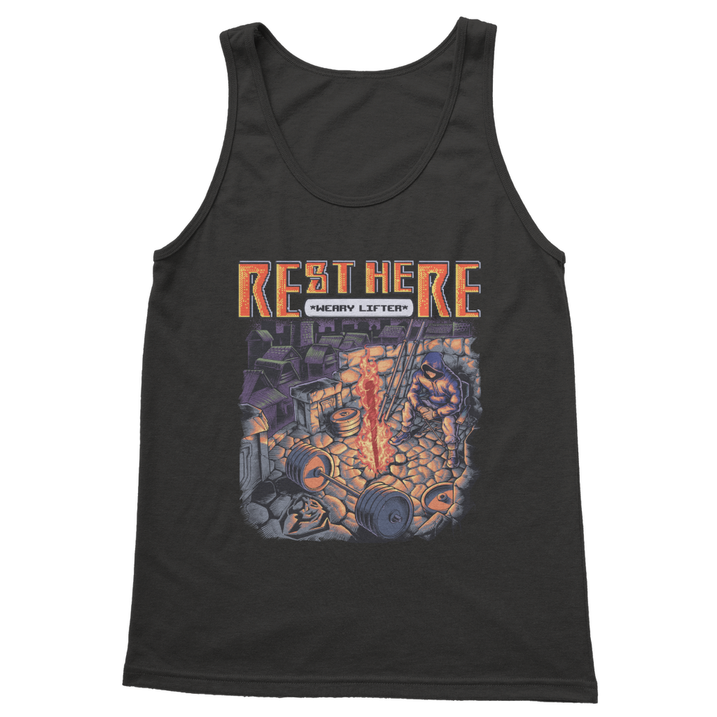 Rest Here Weary Lifter Tank