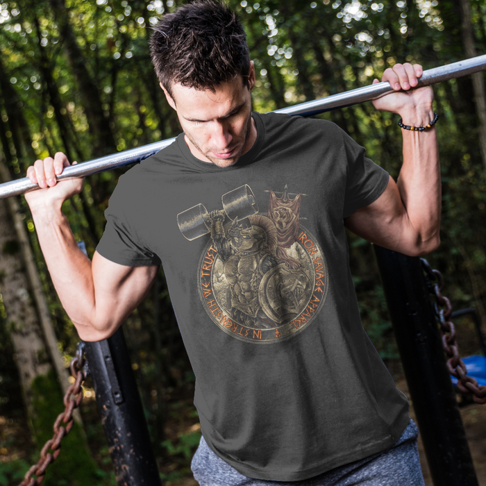 Rhino: In strength we Trust T-shirt