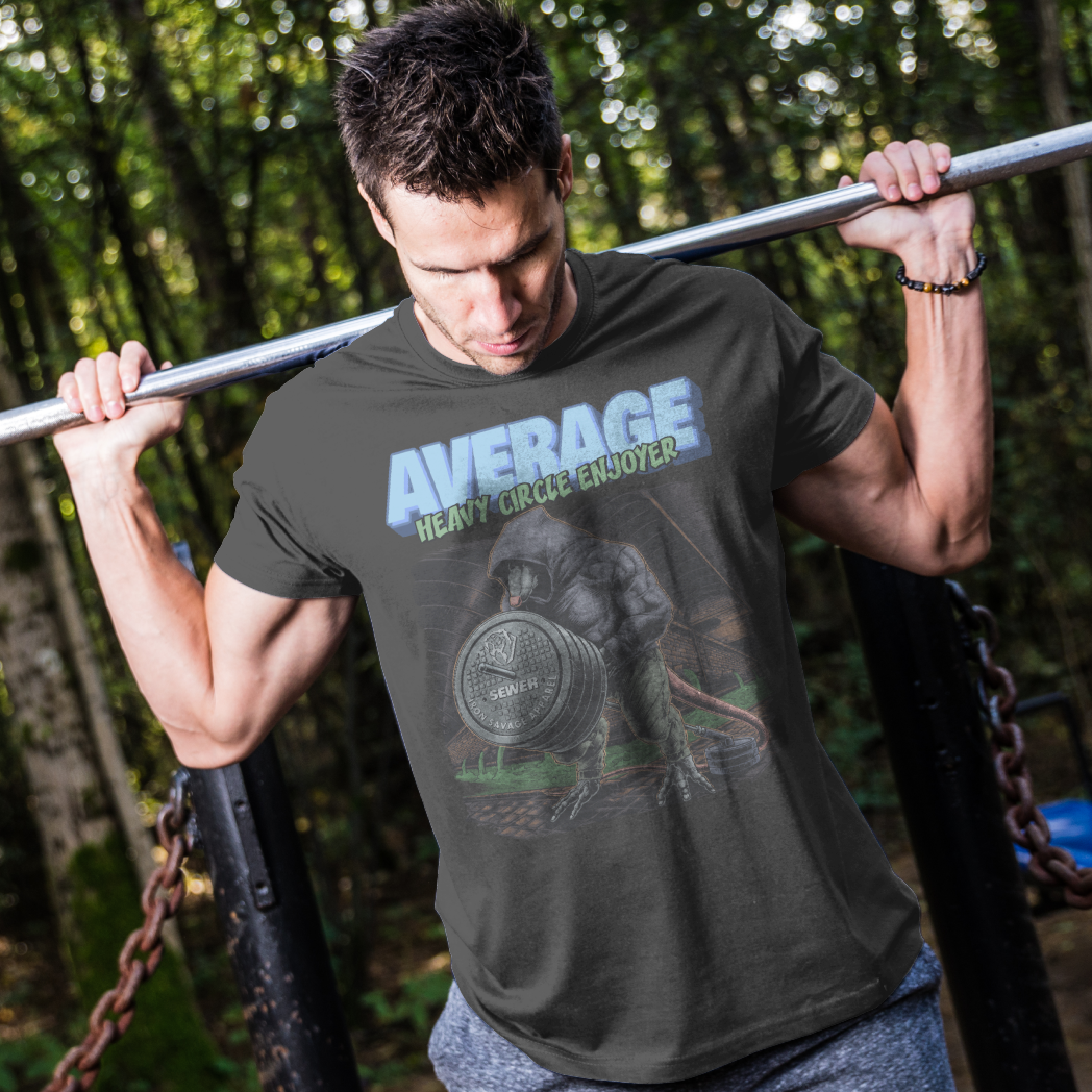 Gym Rat: Average heavy circle Enjoyer T-shirt (AU)