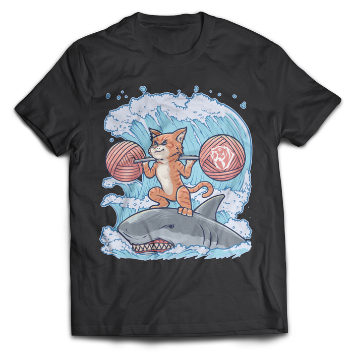 Squat N' Surf Ginger Cat Tee