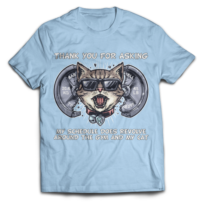 Lifts, Purrs, & Priorities Cat Tee