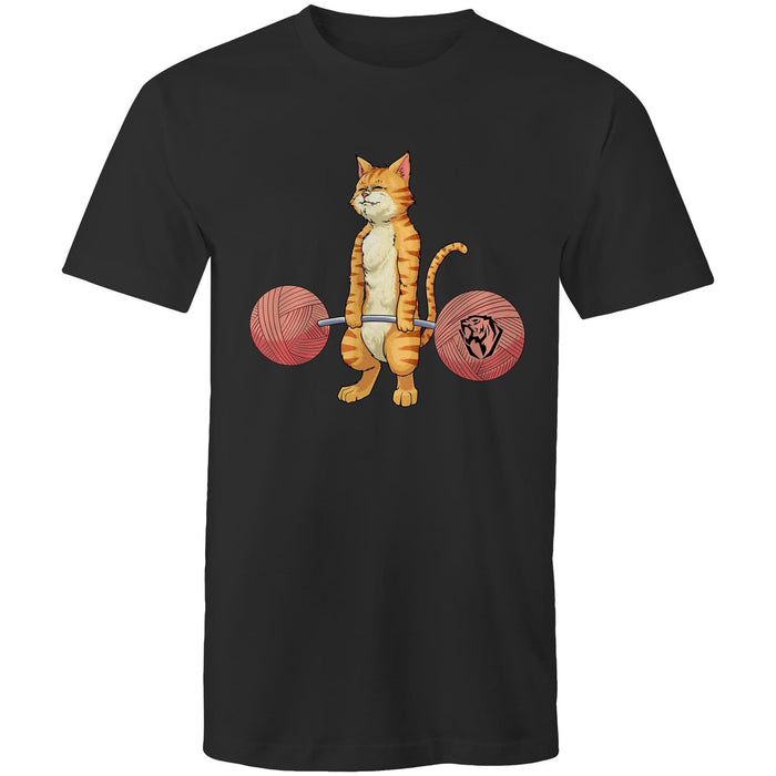 Deadlifting Ginger Cat T-shirt (AU)