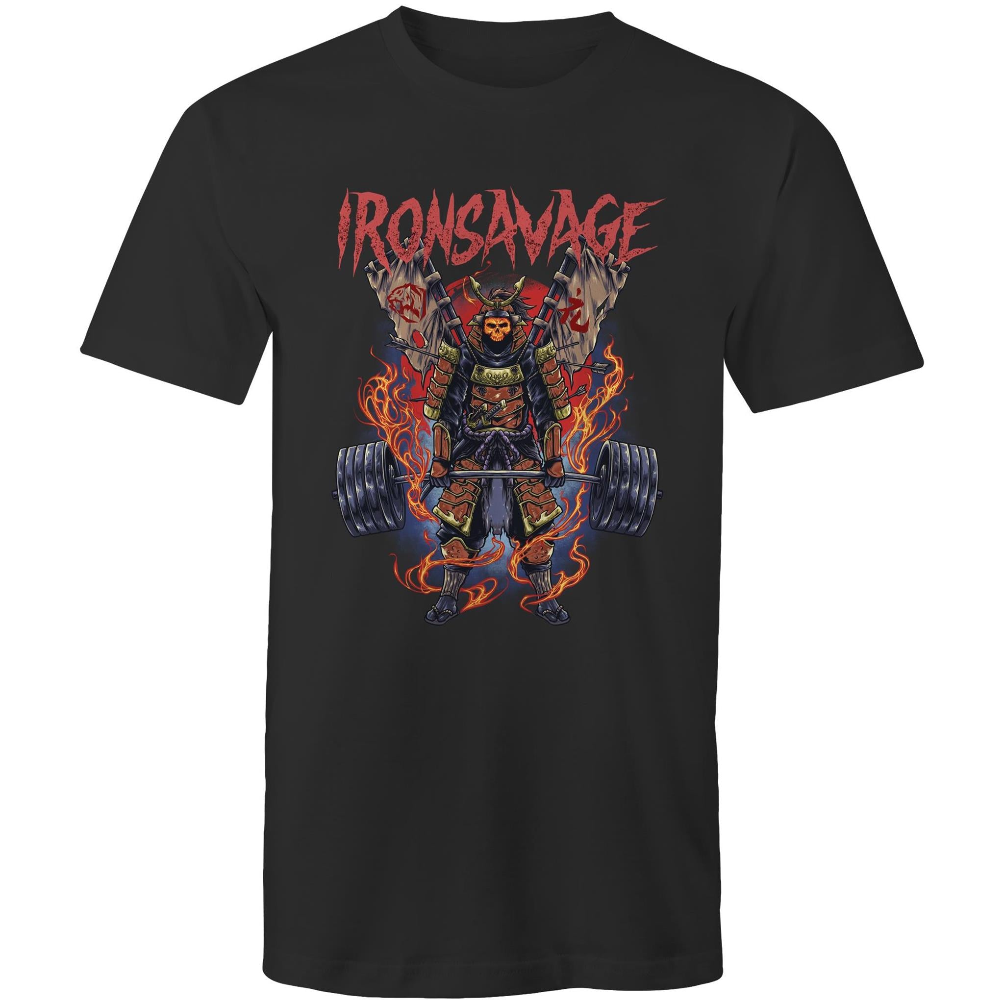 Samurai Deadlift T Shirt Au Iron Savage Apparel 