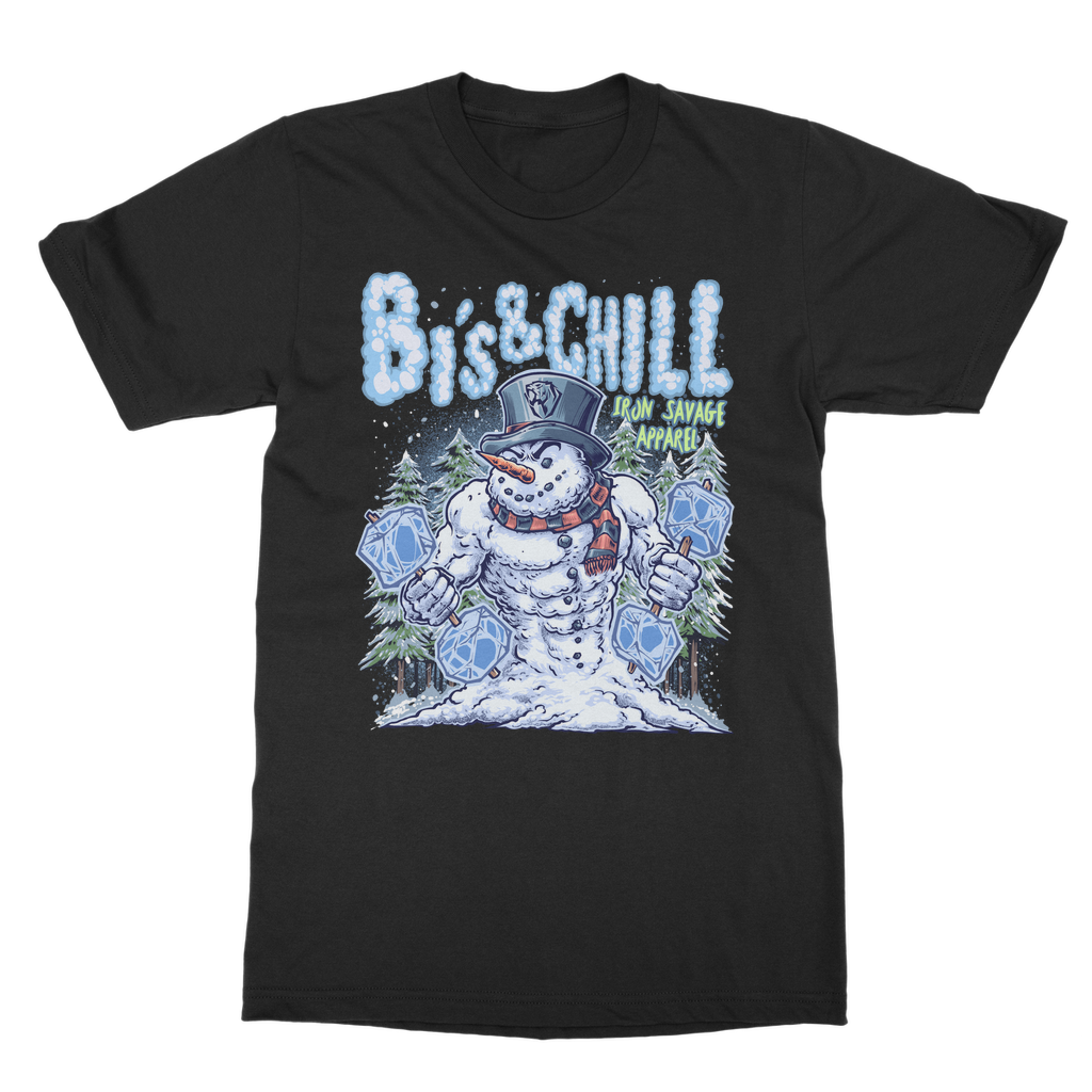 Snowman: Bi's & Chill T-shirt (UK)