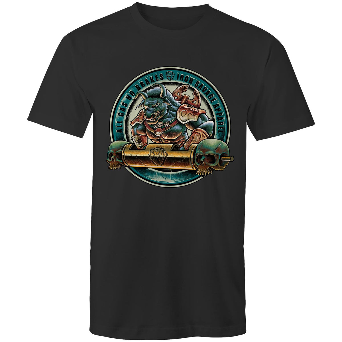 Minotaur: All Gas no Brakes T-shirt (AU) – Iron Savage Apparel