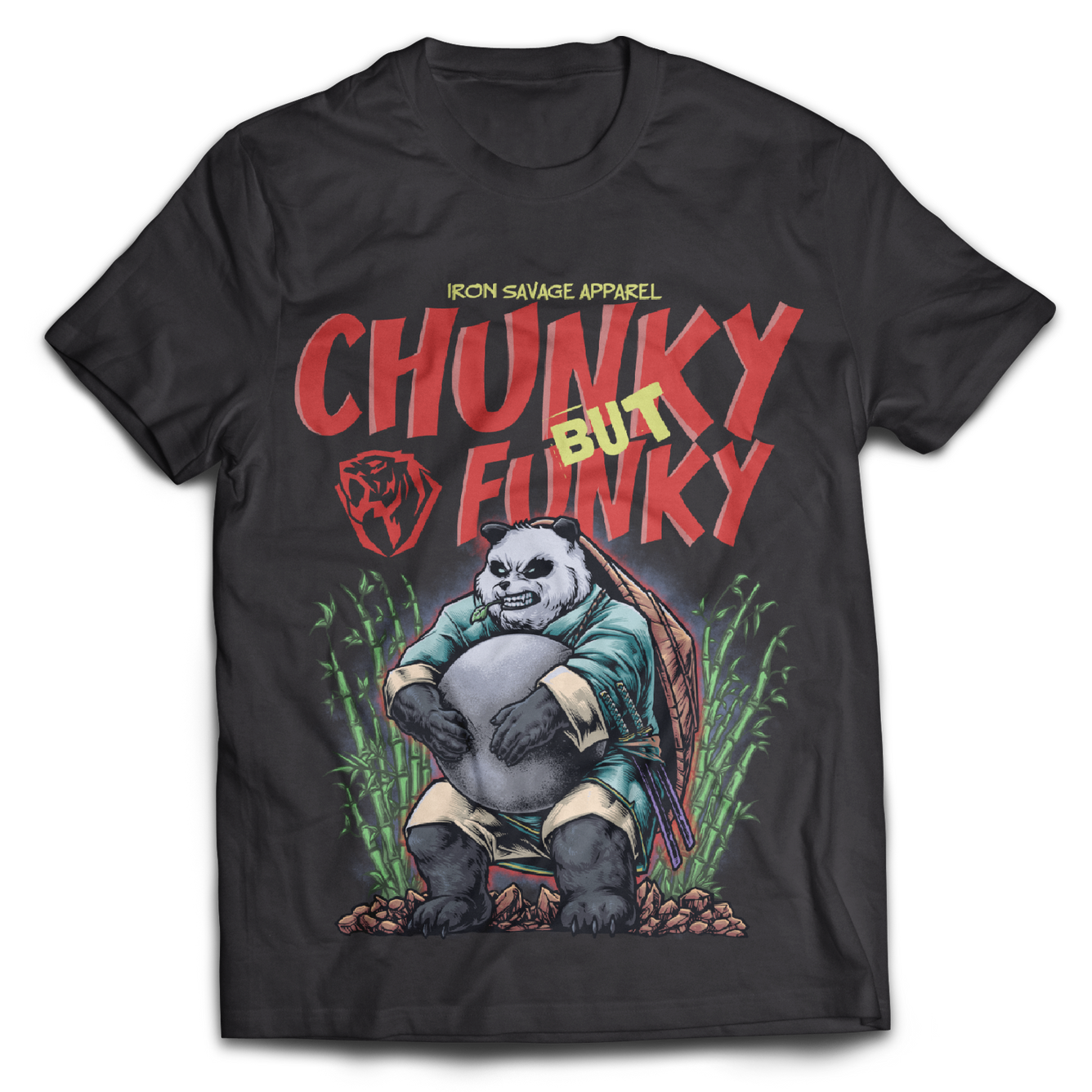 Panda: Chunky But Funky V2 T-Shirt