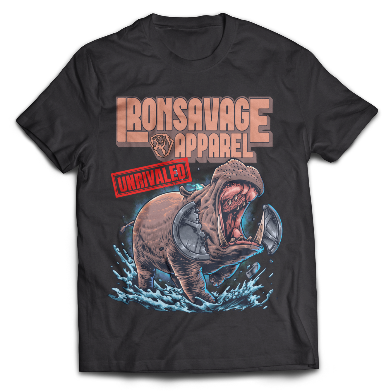 Hippo-Brutal-Mess: Unrivaled T-Shirt