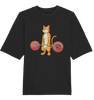 Load image into Gallery viewer, Deadlifting Cat Oversized Tee