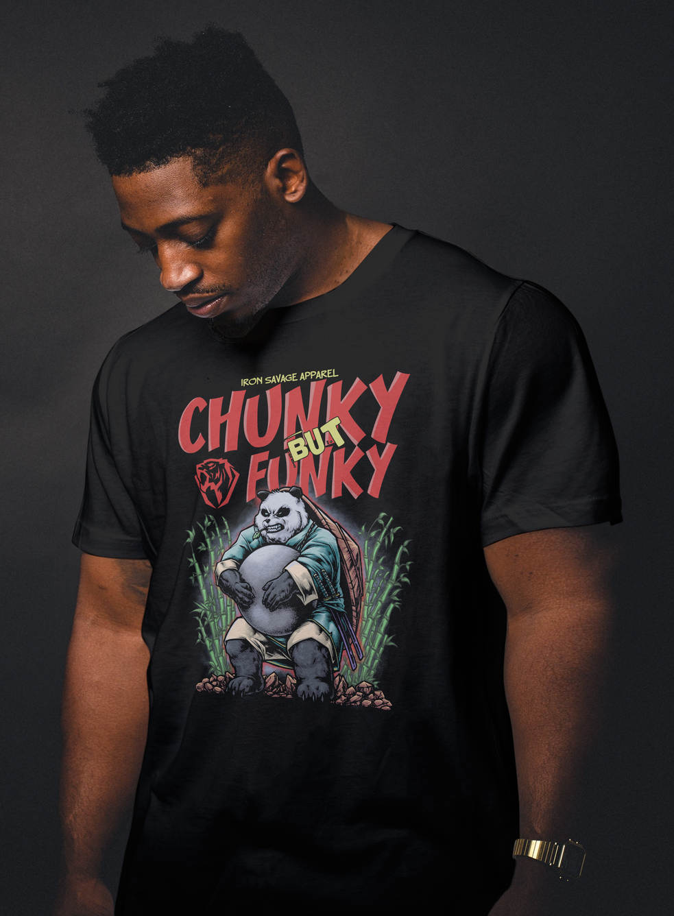Panda: Chunky But Funky V2 T-Shirt